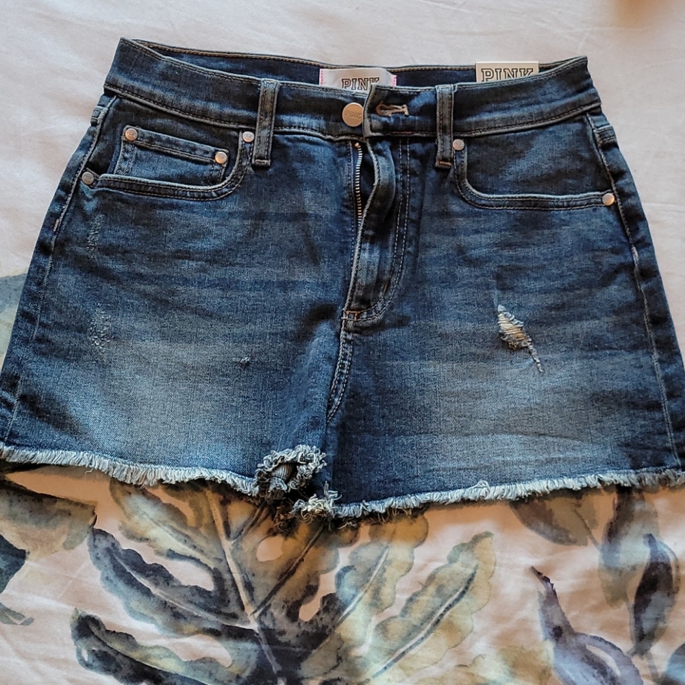 PINK high waisted shorts